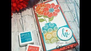 Mini Slimline Card & Tips with Fresh Flowers from Gina K. Designs