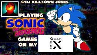 Playing Sonic The Hedgehog Games On My Xbox Series X