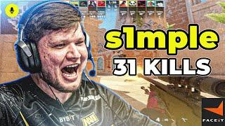 CS2 POV | s1mple Faceit Ranked (Anubis) Voicecomms 31-13