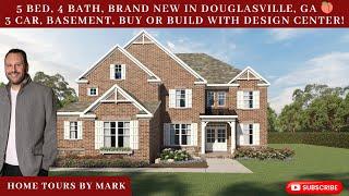 Buy Or Build With Design Center, 5 Bed, 4 Bath, 4000 Sq. Ft, Basement, 1 Acre Lots, Douglasville, GA