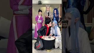 Ring the bell and accept the challenge️#cosplay #nezha #nezha2 #aobing #aoguang #minigames #cp