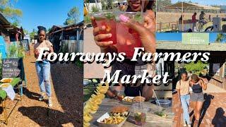 VLOG : FOURWAYS FARMERS MARKET | | Good food & Chill Vibes | Lister Mongie | South African YouTuber