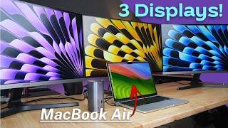 MacBook Air with 3 displays?!