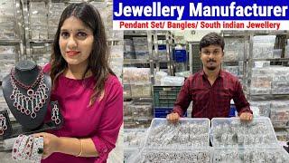 Ad Jewellery Manufacturer & Wholesaler - Earring/ Pendant Set/ Bangles/ South indian Jewellery Set