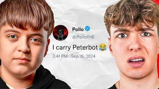 Clix Reacts to "is Pollo BETTER than Peterbot?"