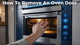  How To Remove And Install An Oven Door 