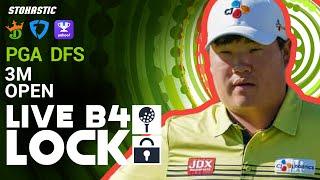 2022 3M Open Picks & PGA DFS Predictions | DraftKings Fantasy Golf | Live Before Lock