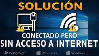 Conectado Pero Sin Acceso A Internet En Windows [7/8.1/10]