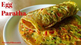 Egg Paratha Recipe ||#Breakfast Recipes || Easy anda #paratha recipe ||#Dhaba Style #Egg Paratha