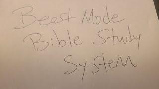 Introduction To BeastMode Bible Study Notetaking System