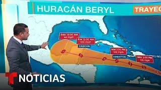 México recibirá el impacto de Beryl a solo días del paso de la tormenta Alberto | Noticias Telemundo