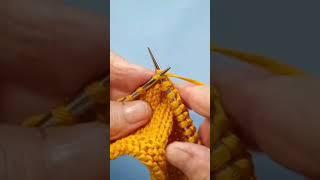 Center Double Decrease #knitting