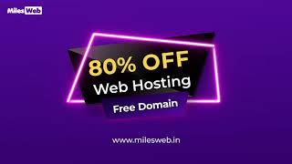 Best Web Hosting Sale | Up to 80% OFF | MilesWeb