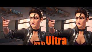 Saint's Row the Third Remastered Low Vs Ultra Settings 4K 60fps