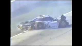 Porsche 911 GT1 flip and crash Road Atlanta