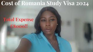 Total Cost of ROMANIA STUDY VISA in 2024 | Cost of Studying in ROMANIA|