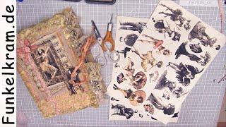 JunkJournal Fuzzy Cutting, ausschneiden ganz einfach, Quicky-Tutorial