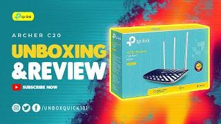 TP-Link Archer C20 AC750 Wireless Dual Band Router unboxing | TP-Link Budget 5G Router #tplinkrouter