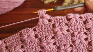 Wow!  Amazing.. Easy Crochet Baby Blanket Knitting For Beginners - Çok Kolay Gösterişli Örgü Modeli