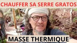 COMMENT CHAUFFER SA SERRE GRATUITEMENT GRACE A LA MASSE THERMIQUE