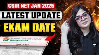 CSIR NET Jan 2025 Exam Date ? | CSIR NET Jan 2025 Big Update | Lekhanshu Singh