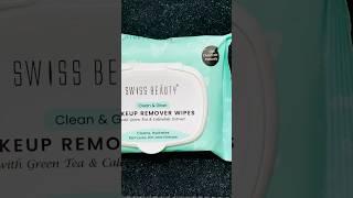 Swiss Beauty Makeup Remover Wipes Review #viral #shorts #fyp #youtubeshorts #makeup #trending #yt