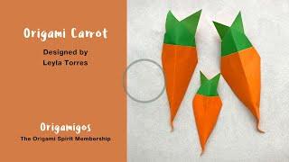 Origami Carrot