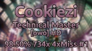 Cookiezi | Rolling Contact - Technical Master [owo] HD 98.50% 734/1057x 4xMiss #1