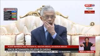 12 OGOS 2020 BERITA PERDANA–PUSAT HEMODIALISIS YAYASAN AL-SULTAN ABDULLAH KEDUA DIBUKA