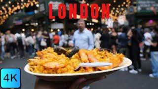 London's Borough Market Food Tour  - HDR 4K 