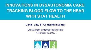 Innovations in Dysautonomia Care: Tracking Blood Flow to the Head with STAT Health