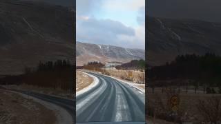 Icelandic  Drive | #travel #snow #scenicjourney