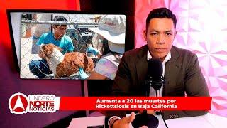 Aumenta a 20 las muertes por Rickettsiosis en Baja California | Lindero Norte con Jorge Heras