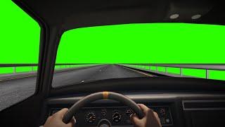 Driving on the Road #2 / Green Screen - Chroma Key