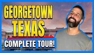 TOUR Austin TX TOP Suburb Georgetown Texas And Find Out Why EVERYONE Loves Living Here