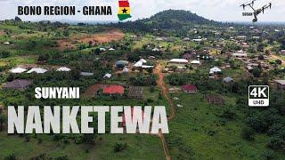 Sunyani Nanketewa Aerial View in the Bono Region of Ghana 4K