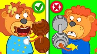 Lion Family Русский - Шоколадные игрушки - Мультик для детей