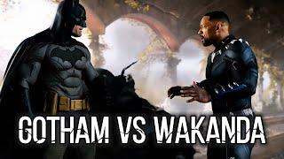 Dark Knight vs. Wakanda's King – A Clash of Legends