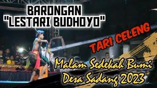 Part 4 TARI CELENG - LESTARI BUDHOYO ||  MALAM SEDEKAH BUMI DESA SADANG 14 JULI 2023