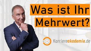 Was ist Ihr Mehrwert für uns? Antwort + Soft Skills