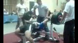 Ferenc Kovacs 215 kg bench in Hungary 2007