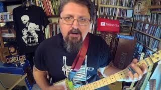 Lesson:  "Personal Jesus" played John Lee Hooker style on OPEN G cigar box guitar