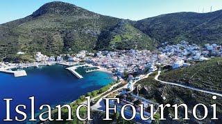 Island Fournoi, Fournoi Korseon, Greece - by drone [4K]. #greekislands