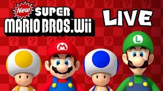 Worlds 5 & 6 | New Super Mario Bros. Wii (Elec's Wii Marathon)