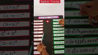 algebraic expressions working model with led lights - shorts | howtofunda