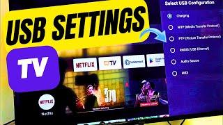 USB Configuration Settings Android Tv