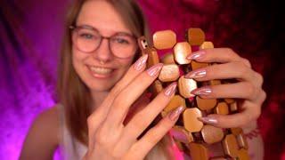 ASMR Pure SCRATCHING For FAST Falling Asleep (Cork, Glass, Wood, Sequins..) | Soph Stardust