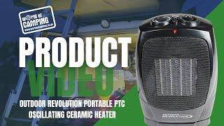 Outdoor Revolution Portable PTC Oscillating Ceramic Heater | World of Camping