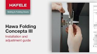 How to install & adjust the Hawa Folding Concepta III