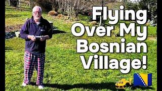 Flying Over My Bosnian Village – A Breathtaking Drone Perspective!